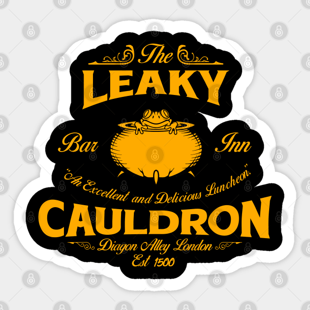 Leaky Cauldron Bar & Inn Vintage Sticker by ramirezaliska